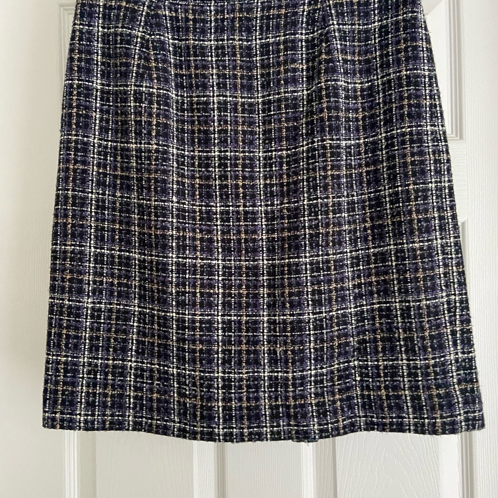 🎀Host Pick🎀Laura Scott Black and White A-Line Knee-Length Skirt
